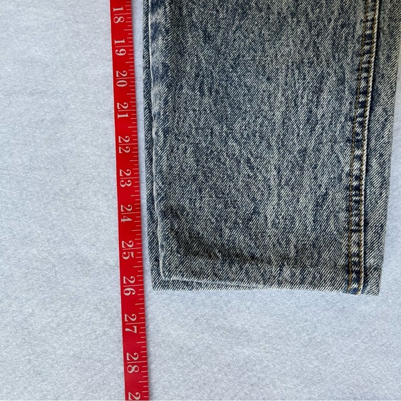 RIO by Stephen Mardon Vintage 80s Fold-over Waist Acid Wash Jeans Size 5 - Picture 12 of 14